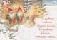 Happy New Year Christmas Children Vintage Postcard CPSM #PBM348.GB - Nouvel An