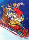 SANTA CLAUS Happy New Year Christmas Vintage Postcard CPSM #PBL184.GB - Santa Claus