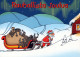 SANTA CLAUS Happy New Year Christmas Vintage Postcard CPSM #PBB192.GB - Santa Claus