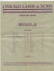 Germany 1933 Cover & Price List; Rötha - Oswald Lamm & Sohn, Rauchwaren-Zurichterei; 4pf. President Hindenburg - Brieven En Documenten