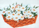 FLOWERS Vintage Postcard CPSM #PAR681.GB - Fiori