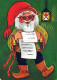 SANTA CLAUS CHRISTMAS Holidays Vintage Postcard CPSM #PAK780.GB - Santa Claus