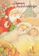 SANTA CLAUS CHILDREN CHRISTMAS Holidays Vintage Postcard CPSM #PAK231.GB - Santa Claus