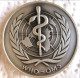Suisse Médaille En Argent O. M. S, Organisation Mondiale De La Santé, Nouveau Siège, Genève 1966, Par HUGENIN - Sonstige & Ohne Zuordnung