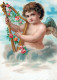 ANGELO Natale Vintage Cartolina CPSM #PBP494.IT - Angels