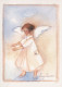 ANGELO Natale Vintage Cartolina CPSM #PBP303.IT - Angels