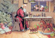 BABBO NATALE Buon Anno Natale Vintage Cartolina CPSM #PBB063.IT - Kerstman