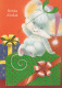 Buon Anno Natale MOUSE Vintage Cartolina CPSM #PAU947.IT - Nouvel An