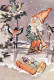 Buon Anno Natale GNOME Vintage Cartolina CPSM #PAU421.IT - New Year