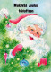 BABBO NATALE Natale Vintage Cartolina CPSM #PAJ880.IT - Santa Claus