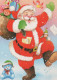 BABBO NATALE Natale Vintage Cartolina CPSMPF #PAJ405.IT - Kerstman