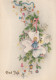 ANGELO Buon Anno Natale Vintage Cartolina CPSM #PAJ283.IT - Engel