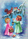 ANGELO Buon Anno Natale Vintage Cartolina CPSM #PAH957.IT - Engelen