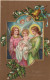 ANGELO Buon Anno Natale Vintage Cartolina CPA #PAG702.IT - Engel