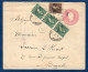 Argentina To Belgium, 1897, Uprated Postal Stationery   (070) - Postal Stationery