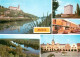 73636920 Melnik Tschechien Blick Zum Schloss Hotel Ludmila Einkaufszentrum Platz - Czech Republic