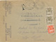 Enveloppe CCP Belge 1950 – Réexpédié Vers La France - St Jean Cap Ferrat – Taxée 50 Cent - 1859-1959 Cartas & Documentos