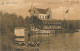 Griffe Genval Sur CP - 1908, Via Bruxelles (Quartier Leoplod) Vers La Panne – Retour Bruxelles 29 Juil 08 - Sello Lineal