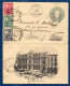 Argentina To France, 1900, Uprated Postal Stationery, Bolsa De Buenos Aires  (003) - Entiers Postaux