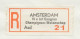 Registered Cover / Special R Label Netherlands 1965 Mushroom Congress Amsterdam - Pilze