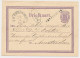 Stationspoststempel S Gravenhage - N.R. Spoorweg -Amsterdam 1872 - Lettres & Documents