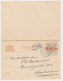 Briefkaart G. 141 II Edam - Amsterdam 1921 5.00 - Postal Stationery