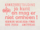 Meter Cover Netherlands 1982 Cancer - Crab - Queen Wilhelmina Fund - Amsterdam - Sonstige & Ohne Zuordnung