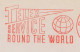 Meter Cover Germany 1965 Telex - Round The World - Télécom