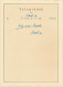 Telegram Germany 1936 - Schmuckblatt Telegramme Heather Landscape - Eagle - Alberi