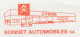 Specimen Meter Sheet France 1987 Car - Citroën - Garage - Automobili