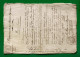 D-FR Révolution 1794 BAYONNE Certificat De Non Inscription Sur La Liste D'Emigrés - Documents Historiques