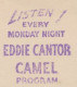 Meter Cut USA 1938 Eddie Cantor - Camel Program - Unclassified