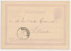 Briefkaart G. 1 Firma Blinddruk Nijmegen 1872 - Entiers Postaux