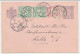 Briefkaart G. 32 / Bijfrankering Almelo - Halle Duitsland 1897 - Entiers Postaux