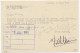 Firma Briefkaart Delft 1949 - Drijfriemenfabriek - Sin Clasificación