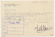 Firma Briefkaart Delft 1949 - Drijfriemenfabriek - Non Classificati