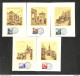 SAINT-MARIN - SAN MARINO - 5 Cartes MAXIMUM 1957 - Sites Et Monuments - Other & Unclassified