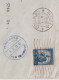 ITALIA Lettera Roma Centro, 9 Gen. 1946 A New York - Verificato Per Censura - 1946-60: Marcophilie