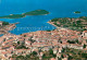 73635489 Vrsar Istrien Altstadt Hafen Fliegeraufnahme Vrsar Istrien - Kroatien