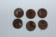 Lot De 6 Anciens Boutons Militaires Dorés 25mm De La Marine - Buttons