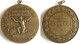 Médaille En Bronze Exposition De GANGES Hérault, 1922 . Chambre De Commerce De Montpellier, Ange Nu, Par DUBOIS - Other & Unclassified
