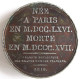 Médaille Anne Louise Germaine Necker, Baronne De Staël-Holstein 1819, Madame De Staël , Par Gatteaux - Royaux / De Noblesse