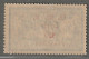 SYRIE - N°30 * (1920) 20pi Sur 5f Bleu Et Chamois - Surcharge En Rouge. - Unused Stamps