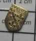 1416c Pin's Pins / Beau Et Rare / VILLES / BLASON ECUSSON ARMOIRIES METRAL JAUNE EVREUX FLEURS DE LYS - Steden