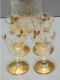 Delcampe - - JOLI SERVICE ANNEES 50 1 CARAFE  & Son Bouchon & 4 VERRES Déco  VITRINE     E - Glas & Kristal