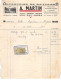 Facture.AM20785.Algérie.Sidi Bel Abbès.1943.A Martin.Battage.Matériels Agricoles Et Industriels.Grosse Chaudronnerie - Sonstige & Ohne Zuordnung