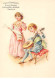 CHROMOS.AM23873.7x10 Cm Env.Petit Parisien.Biscuit Nouveau.Ducasse & Guibal.Enfants Musicien Et Chanteuse - Other & Unclassified