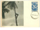 CARTE MAXIMUM.n°14958.GUINEE FRANCAISE.RECOLTE DES NOIX DE COCOS - Cartas & Documentos