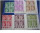 12.TIMBRES .BLOC DE 4 COIN DATE .1932 A 1933. N°280 A 289 ./298/359/363 A 367/369/481. COTE 1500 EUROS - 1930-1939