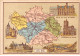 CHROMOS.AM23490.7x11 Cm Env.Chicorée A La Cantinière Française.G Black.Carte Région.Aube - Thé & Café